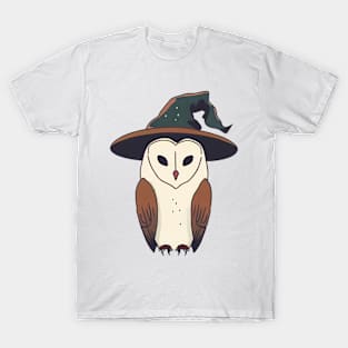 Barn Owl Wizard T-Shirt